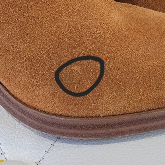 Marc Fisher Alva Pointy Toe Block Heel Suede Leather Boots Size 10M - Picture 12 of 13